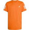 Detské tričko adidas Boys Club Tennis Climacool 3-Stripes T-Shirt Pure Orange 140 cm