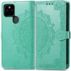 PROTEMIO 31605 ART Peňaženkový kryt Google Pixel 5a 5G ORNAMENT zelený