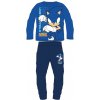 E plus M - Chlapčenské bavlnené pyžamo Ježko Sonic - modré / 100% bavlna 104