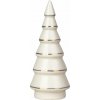 Strend Pro Dekorácia MagicHome, Stromček, biely, porcelán, 4,5x4,5x11,2 cm