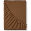 Kvalitex Jersey plachta tmavo hnědá 140x200cm