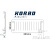 KORAD Radiátor 10VKP 900/600 (KORAD 10VKP 900/600)