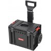 Majster Regál Kufrík na náradie Qbrick System PRO Cart 2.0 s teleskopickou rukoväťou, Čierna