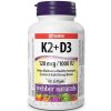 Webber Naturals K2 120mcg + D3 1000IU 60 kapsúl
