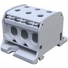 Univerzálna svorka SIMBLOCK STB 50-3 sivá Al/Cu 3x50mm2 jednopólová, 6 otvorov