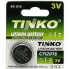TINKO lítiová gombíková batéria CR2016 3V 5ks v balení 6923744117107