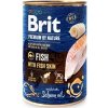 Brit Premium by Nature Dog konz. - Fish with Fish Skin 400 g