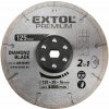 EXTOL PREMIUM Kotouč řezný, diamantový, 125x20mm 8893020B