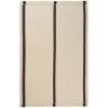 Ferm Living Koberec Calm Kelim 140x200, off-white/coffee