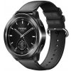 AC mobile Originálny kožený opasok na Xiaomi Watch S3 / S4 Barva: Čierna