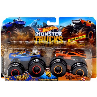 Mattel Hot Wheels Monster Trucks demolačné duo