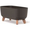 Kvetináč GRACIA CASE ECO WOOD 39 cm - farba: káva ECO