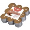 Sviečky Bolsius Tealight True Scents, čajové, vonné, škorica/jablko, bal. 18 ks