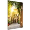 Vertikálny foto obraz sklo tvrdené Talianske uličky 50x100 cm