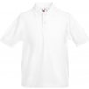 Fruit of the Loom Polokošile Kids 65/35 Polo, krátký rukáv, dětská COT163417001a7-white Bílá 152