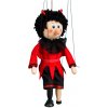 Drevená marioneta Čert, 20 cm