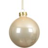 Vianočná ozdoba sklenená guľa Ø 15 cm lesklá zlatá