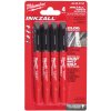 Milwaukee INKZALL popisovače s tenkým hrotom čierne 4ks 48223154