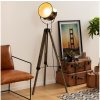 Atmosphera | Atmosphera - Stojacia lampa EBOR 1xE27/25W/230V borovica/mosadz | P6563