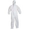 CANIS Overal pracovný jednorázový CXS s kapucňou biely XL
