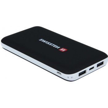 Swissten Black Core Slim Power Bank 10000 mAh