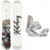 Hatchey Eternity dámsky snowboard + Gravity G2 Lady white viazanie - 139 cm + M (EU 38-42)