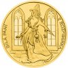 Česká mincovna Zlatá poluncová medaila Povesti českých hradov - Biela pani na Rožmberku proof 15,56 g