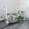 Sablio Mikroplyšové detské obliečky do postieľky Zebra a Plameniak - 100x135 / 40x60