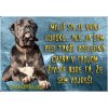 Pozorpes.sk, výstražná tabuľka (Cane Corso)