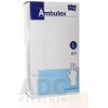 Ambulex rukavice LATEX veľ. L, nesterilné, pudrované 1x 100 ks