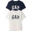 Detské tričko GAP V-BF LOGO TEE PK tmavo modrá biela