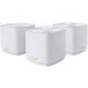 Asus ZenWifi XD5 biela 3ks / Mesh router AX3000 / WiFi 6 / 2.4GHz / 5GHz / 1x WAN + 1x LAN (90IG0750-MO3B20)