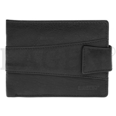 Pánska kožená peňaženka LAGEN V-98 E čierna