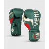 Boxerské rukavice Venum ELITE - Green Velikost: 10oz