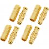 Revtec Pozlátený konektor 4,0 mm car (4 páry)