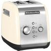 KitchenAid 5KMT221EAC topinkovač, 2 otvory, celokovový, 7 stupňů, udržování teploty, jednostranné opékání, krémový