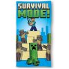 FARO Osuška Minecraft Survival Mode Bavlna Froté, 70/140 cm