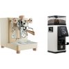 Lelit Bianca PL162T V3, gold + Rancilio STILE, white