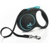 Vodítko Flexi Black Design S páska 5 m modré (do 15 kg)