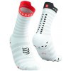 Compressport ponožky Pro Racing Run Ultralight - bílá/neonově červená Velikost: M