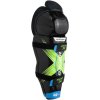 Holenné chrániče Bauer X S24 SHIN GUARD YTH čierna,svetlo zelená,biela,modrá