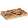 ZELLER Bamboo 44 x 30,6 cm - organizátor / vložka do zásuvky na príbor z bambusu