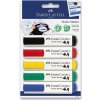 Faber Castell Popisovače na textil, základné farby, 5 ks