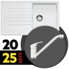 BLANCO SET 10-A 25 ZIA 5 S + DARAS biela