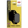 Brzdové doštičky SBS 161CT Scooter Carbon