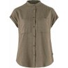 Fjällräven Övik Hemp Shirt SS W, Veľkosť M, Farba SUEDE BROWN