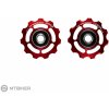 CeramicSpeed kladky prehadzovačky, Shimano 9+10s, červená Standard