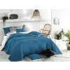 Room99 přehoz na postel Obojstranný Bohemia modrý & biely 220 x 240 cm