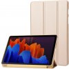 Knižkové puzdro Pure case zlaté – Samsung Galaxy Tab S7 / Tab S8