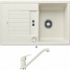 Blanco ZIA 45 S biela soft + excentrické ovládanie + Blanco DARAS biela soft 526935